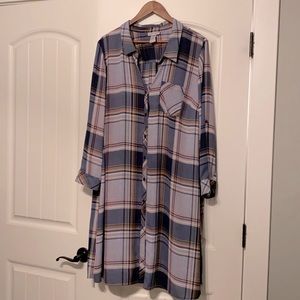 Cetherine’s Tunic Long Shirt - 1X (18/20W)